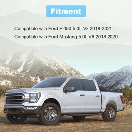 JDMON 8Pcs Ignition Coils Pack and Spark Plug Compatible with Ford F150 2018-2021, Mustang 2018-2020 5.0L V8 Replacement for UF835 DG566 JR3E12029AA 2117712 94862