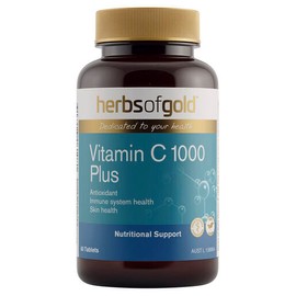 Herbs Of Gold Vitamin C 1000 Plus 60 Tablets