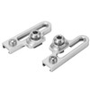 2Pcs Bike C Clamp Brake Pad Aluminum Alloy Extension C