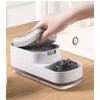 Dishwashing Liquid Soap Dispenser with Pump, Sponge Holder & Metal