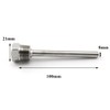 heyous 2 piezas 1/2 pulgada NPT 100 mm Thermowell acero