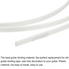 sourcing map Plastic Binding Purfling Strip 1650x6x1.5mm Guitar Binding Edge