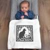 Azeeda 'Cat Sitting In Window' Cotton Baby Blanket/Shawl (BY00043579)
