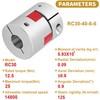 Shaft Coupling 6 mm to 6 mm Waves Flexible Coupler