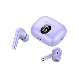 QXQ Mystic Purple Wireless Ear Buds, Bluetooth 5.4 Earbuds in-Ear Headphones for for TV Smart Phone Laptop Computer Sports