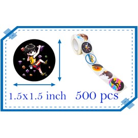 Atsmbiye 500 Pieces Sport Rock Climbing Labels Roll Stickers - Outdoor Wall Climbing Themed Birthday Party Supplies Decorations Favors Prizes Sticker