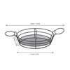 Fry Crisper Basket Food Grade 304 Stainless Steel Simple Style