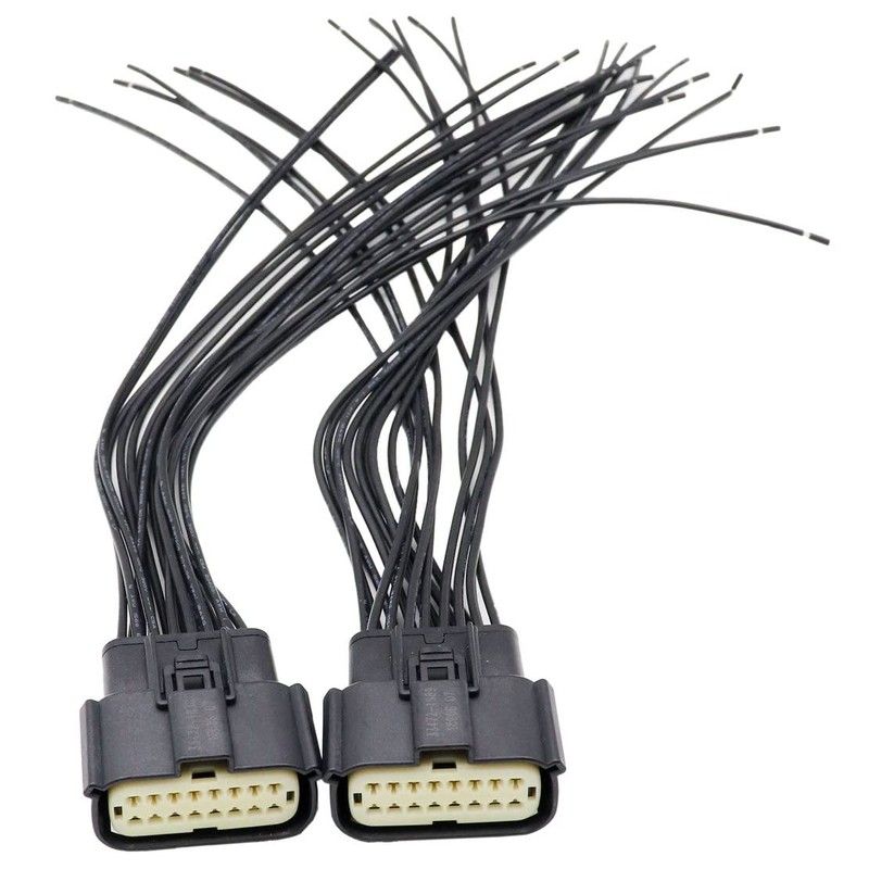 FZJDSD 2 Headlight Connector Pigtail Compatible with Jeep Grand Cherokee