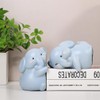 Decorative Elephant Book Ends, Resin Elephant Book Ends for Shelves,