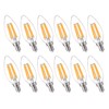 FLSNT 100W Equivalent LED Candelabra Bulbs, 800LM Dimmable B11 E12