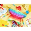 Rainbow Rock Candy - Colorful Rock Candy Sticks Individually Wrapped