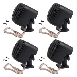 FERCAISH 2 Pack 500W Car Speakers, TP-004A High Performance Stereo Car Tweeter, Vertical Round Easy Install Speakers for Surface Mount on Car, Truck and Boat (4P)