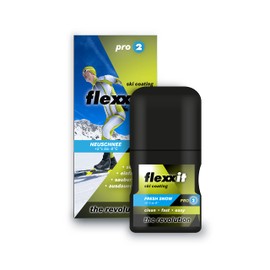 flexxit Pro 2 Ski Wax Alternative - for Downhill and Cross Country Skiing - Holds over 100 km - Developed in Collaboration with World Stars - Recommended by Professionals such as David Zobel