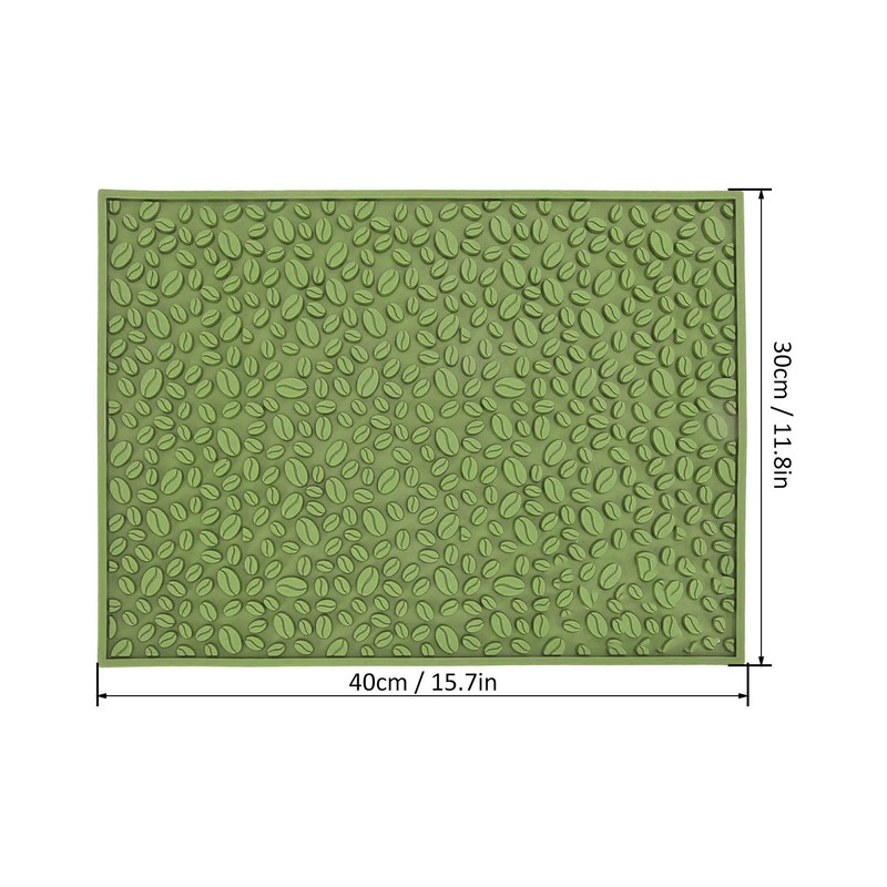Non Slip Cup Mat Coffee Bean Design Desktop Bar Counter
