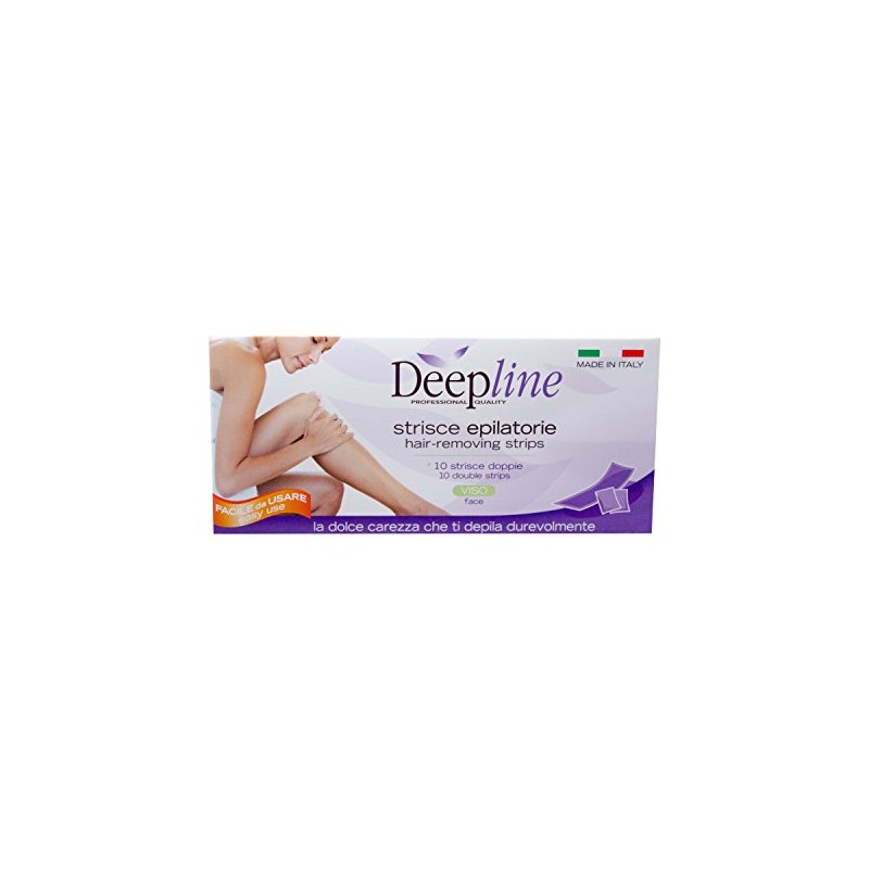 Deepline 10 x Double Cold Wax Strips for hair removal