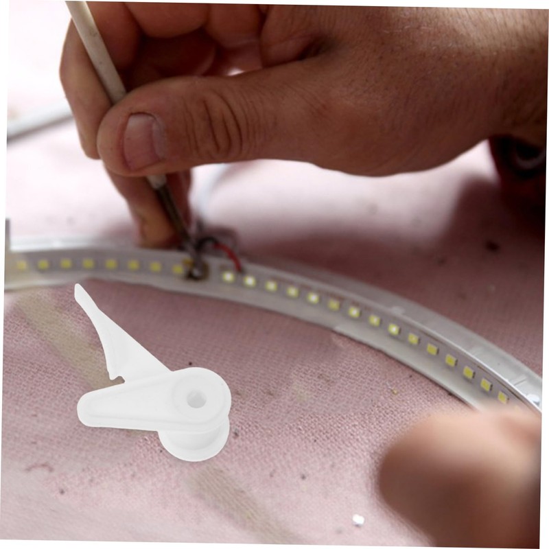 DOITOOL 6 Pack Installation Clips Ceiling Flush Mount Lamp Shade