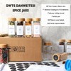 DWTS DANWEITESI DWTS DANWEITESI 36 Pcs Glass Spice Jars -
