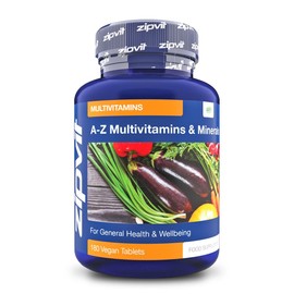 Multivitamin Tablets - Vegan Multivitamin for Women & Men - 180 Tablets - 6 Months Supply - with 25 Essential Active Vitamins & Minerals