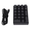 Wired Keyboard Stepped Keycap Backlit 21 Keys LED Mechanical Keyboard