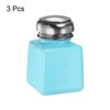 HARFINGTON 3pcs Solvent Alcohol Dispensers 100ml(3.4oz) Push Down Liquid Dispenser