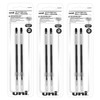 Uniball Jetstream Ballpoint Pen Refills, 1.0mm Bold Point, Black Ink,