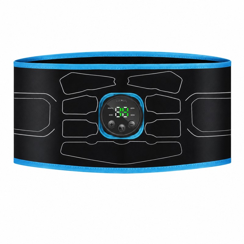 EMS Abdominal Toning Belt for Home Fitness – Portable Muscle