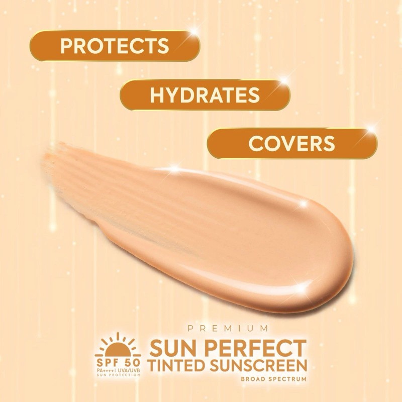 Hikari Skin Essentials Premium Sun Perfect Tinted Sunscreen SPF 50