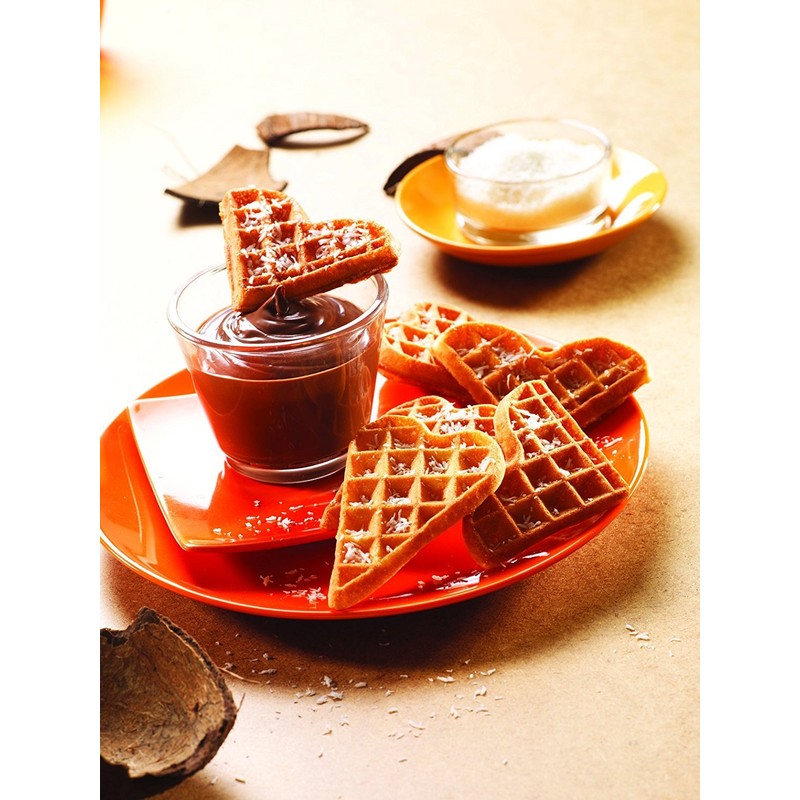 Tefal XA8006 Snack Collection Plate Heart Waffles, number 6