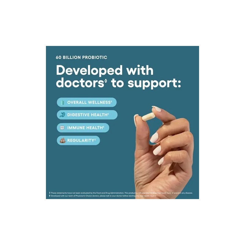 Physician's Choice 60 Billion Probiotic - 10 Unique Strains