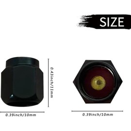 8 Pcs Tire Valve Stem Caps Cover, Metal Air Valve Cap, Aluminum Car Wheel Stem Caps, Universal Stem Covers for Cars, Trucks, Bikes, Motorcycles, Corrosion Resistant (Brown Cow Print)