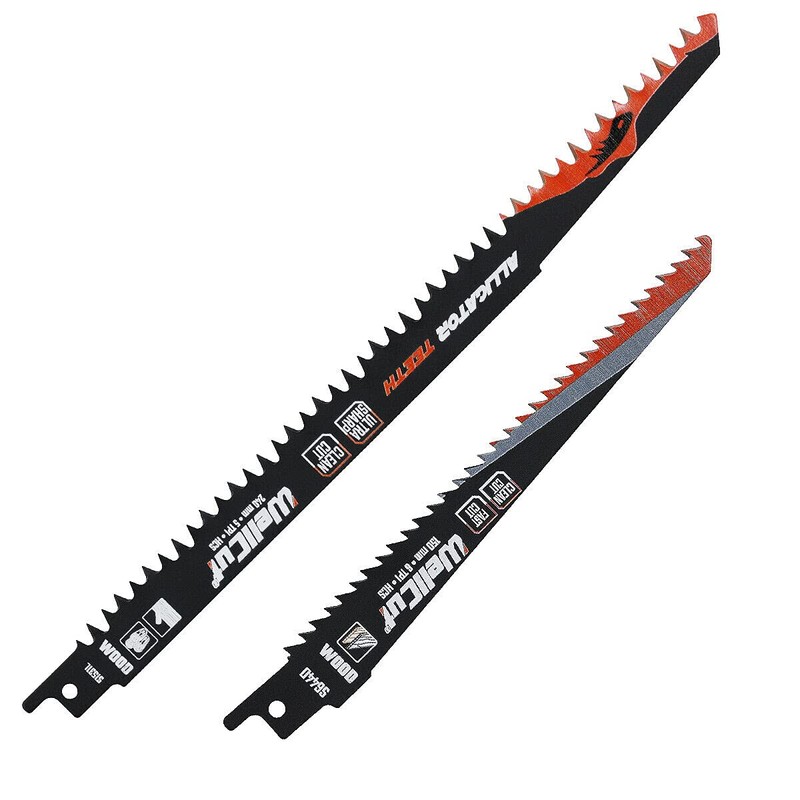 WELLCUT 8-Piece Durable Reciprocating Saw Blades with Extra Sharp Teeth