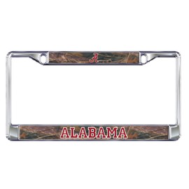 (DOMED CAMO ALA PLATE FRAME (10026)) - Alabama Crimson Tide Plate Frame