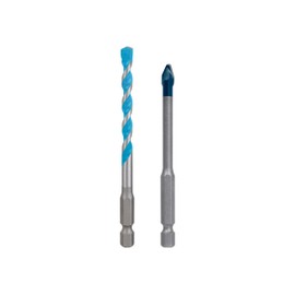 Bosch 2 x Expert HEX-9 Hard Ceramic and Multi Construction Drill Bit Set (for Hard Tiles, Soft Tiles, Diameter 6.0, 6.0 mm, Professional Accessories Hammer Drill/Screwdriver, Drill/Screwdriver)