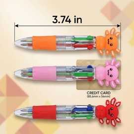 houlishu Mini Multicolor Ballpoint Pens, 25 Count Colorful Writing Pens for Office Stationery Daily Use