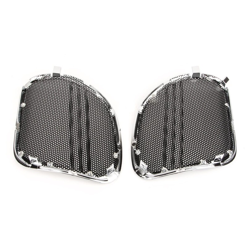 BRZOXIN Motorcycle Fairing Speaker Grills Cover for Harley Road Glide