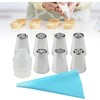 Lecute Set 9 Boquillas Duya Glaseado Acero Manga Pastelera Reutilizables