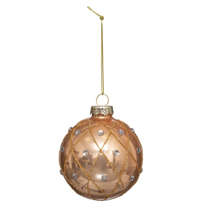 FEERIC LIGHTS & CHRISTMAS - Glass Christmas Bauble 70 mm