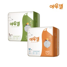 1 pack of fox star organic panty-type sanitary pads / 100% organic cotton cover, 1 large pack / 여우별 오가닉 팬티형 생리대 1팩 / 100% 유기농순면커버, 대형1팩