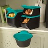 NEW TUPPERWARE Mates Modular Garlic Storage 5lb Black Green