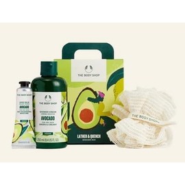TheBodyShop Lather & Quench Avocado Duo AVOCADO BODY CARE SET NOURISH & HYDRATE • VEGAN, cream, medium