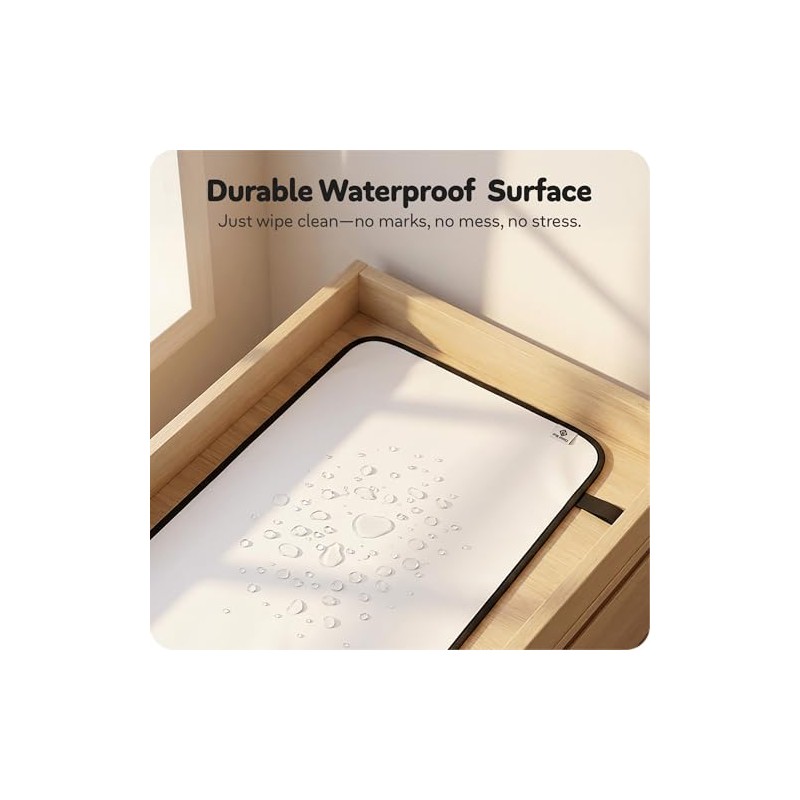 Baby Portable Nappy Changing Mat – Foldable Travel Wipe Clean