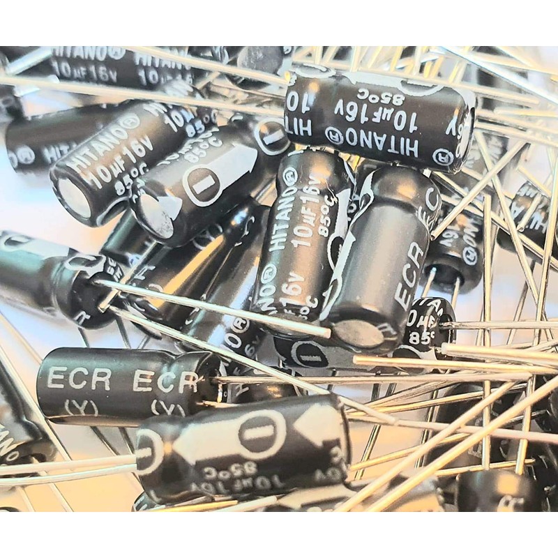 SNS 10uF 16V 85C Electrolytic Capacitor Hitano Pack of 4