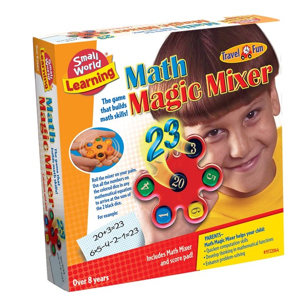 Small World Toys - Maths Magic Mixer - Fun Dice Game - Fidget Toy Set - Learning Resources Educational for Kids - ADHD and Autism Sensory Equipment Toys Ages 8+
