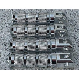 i5 Set of Four Chrome Foot Rest Pegs for Suzuki Hayabusa