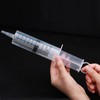 AIMALL 100-200ML Reusable Big Large Plastic Hydroponics Nutrient Measuring Syringe,