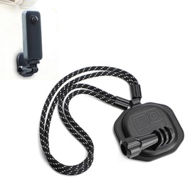 Strong Magnetic Chest Mount Compatible for Pocket 3, Quick Release POV/Vlog Neck Strap Adjustable Lanyard Action Camera Mount