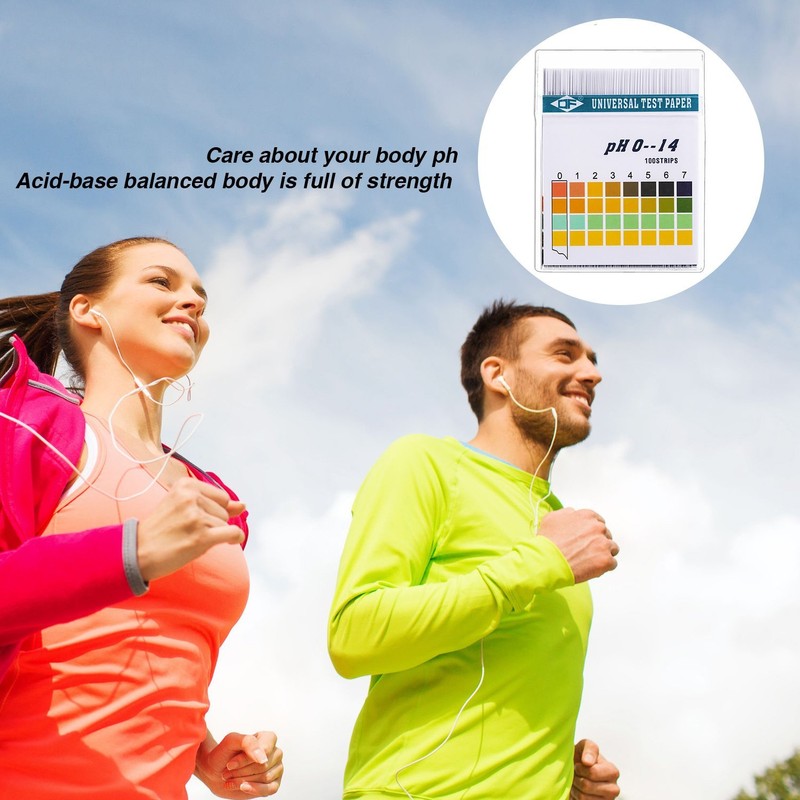 200 Strips Plastic Ph Test Strips, Universal Ph 0-14, Litmus