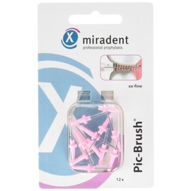 Pic-Brush Set of 12 Pink XX-Fin Replacement Brushes - Pack of 4