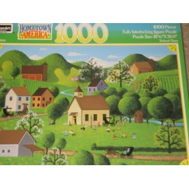 Hometown America 1000 Piece Puzzle School Days