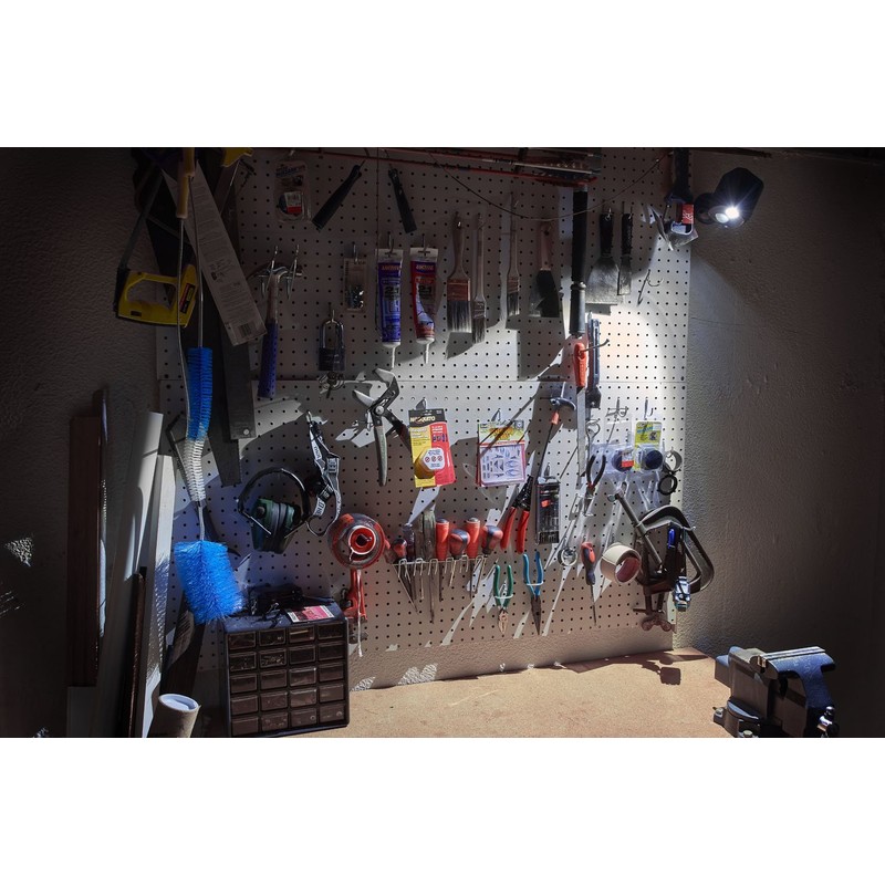 Acclaim Motion Activated LED Battery Spotlight with Clamp, Bronze